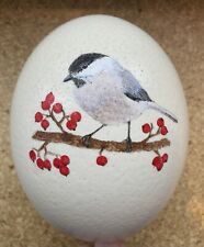 Straußenei, handbemalt 