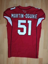 NFL Game Worn Issued Jersey Trikot Praise Martin-Oguike Arizona Cardinals