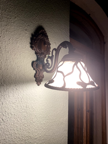 Lampe wandlampe antik - antik, metall