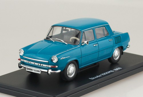 Skoda 1000mb 1969 blau - skoda, 1:24