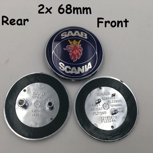 68mm scania saab motorhaube - 2x,