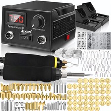 100W Brandmalerei Lötkolben set 165tlg Lötstation Brandmalstation Holzbrenner DE