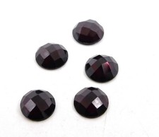 12 MM Natürlich Granat Rund Rose Schnitt Menge Lose Edelstein für Schmuck Machen
