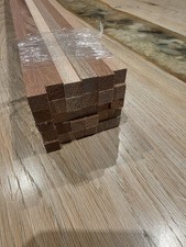 30 Stück Holzleisten Meranti 100 cm 15 X 15 mm Gehobelt 