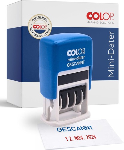 Colop datumstempel mit text - colop,