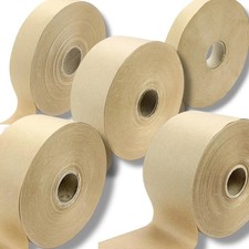 24 36 48 63 72 96 mm x 200 m braun gummiertes Klebeband Bilderrahmen Träger Kraftpapier