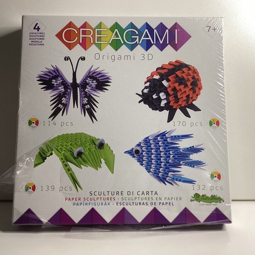 Creagami origami 4er - 3d, set
