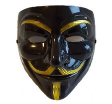 Maske V for Vendetta Schwarz Sonderedition Anonymus Acta Demo Halloween Fasching