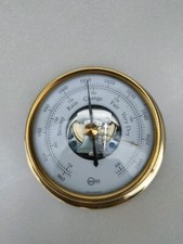 BARIGO TEMPO BAROMETER MESSING