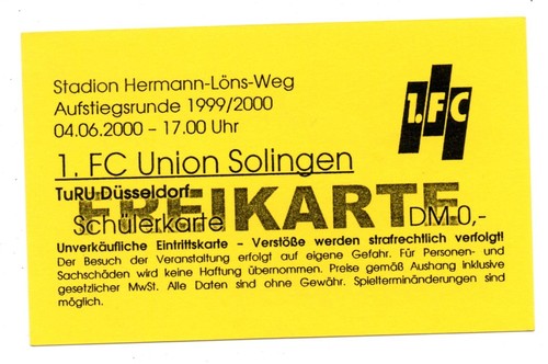 Ticket union solingen - ticket,