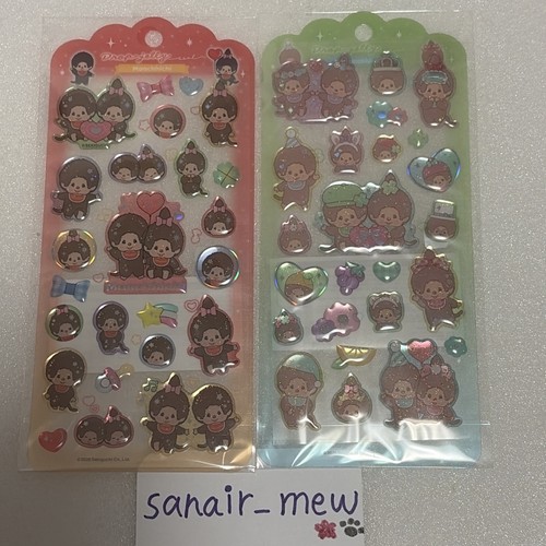 Monchhichi drop jelly sticker - monchhichi,