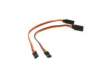 2 x Servoverlängerungskabel 15 cm JR UNI Stecker Buchse Graupner Servokabel