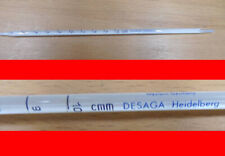 RARITÄT - Messpipette, graduated pipette, Desaga; 0,1,2,…10 cmm (0 - 0,01 ml)