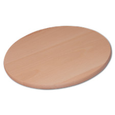 Servierteller drehbar Pizzateller Anrichte Servierplatte Drehteller  40 cm Buche