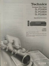 Technics SL-PG580A - SL-PG480A