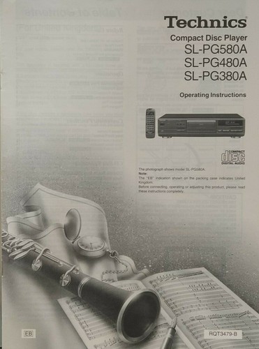 Technics pg580a sl pg480a - technics, sl-pg480a