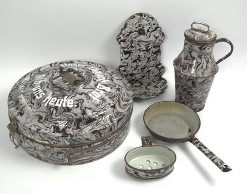 Emaille dabei brottopf - emaille,, "unser