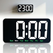 Digitale Wanduhr ohne