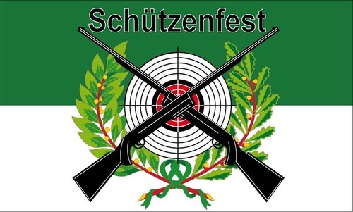 Fahne schützenfest mit - fahne,