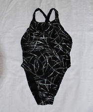 Badeanzug Maru Damen L 40 schwarz black Glitzer Glitter Geschenk Nikolaus