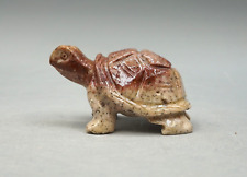 SPECKSTEIN Schildkröte ca. 58,5 x 36 mm Edelstein - Tier e7