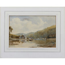 Watercolour of a two masted