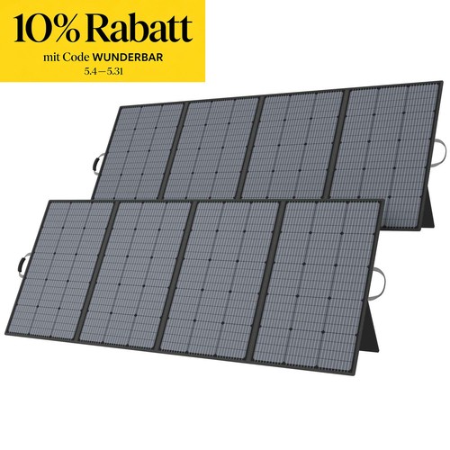 Solar panel faltbar - 800w, 400w