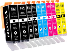 10 für Canon Pixma PGI-580