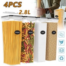 2.8L Vorratsdosen Set Müsli Schüttdose & Frischhaltedosen Kunststoff Luftdicht
