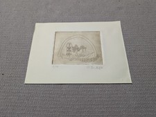 Original Radierung (handsigniert & datiert 1980) | Auflage 1/30 | Naive Kunst