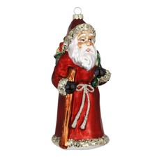 Christbaumschmuck Weihnachtskugel Weihnachtsmann Nikolaus Santa Inge Glas/Magic