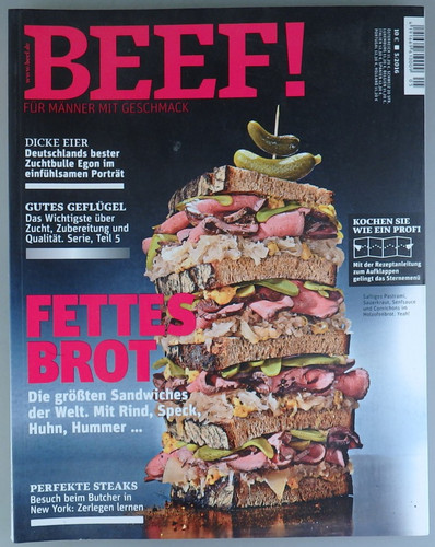 Zeitschrift beef fettes - zeitschrift:, "beef!