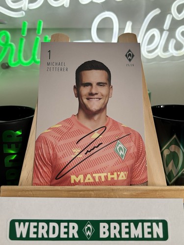 Werder bremen autogrammkarte - werder,