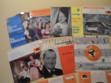 10 Schallplatten klein alt (gebraucht) siehe Fotos