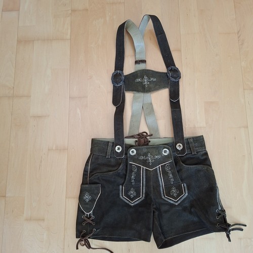 Kurze lederhose marjo damen - kurze,