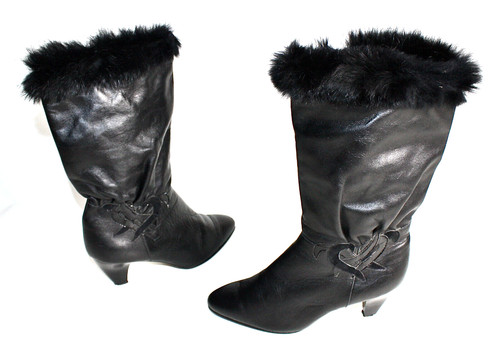 80er vintage damenstiefel - vintage,