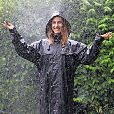 Euroriding Regenmantel Reitmantel Hamburg, Unisex, Wasserdicht