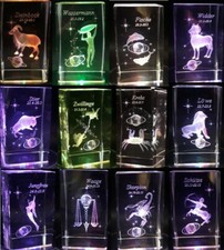 3D Kristallglas Quader