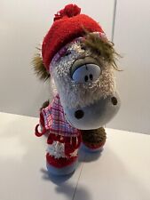 Diddl Galupy mit Schal & Mütze rot bunt 20 cm Stofftier Plüsch Kuscheltier Pferd