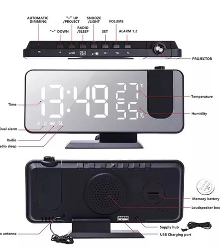 Radiowecker projektionswecker - radiowecker,