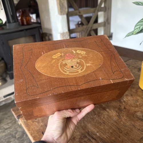 Vintage holz aufbewahrungsbox - vintage,