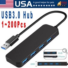 4 Port USB 3.0 Hub Splitter