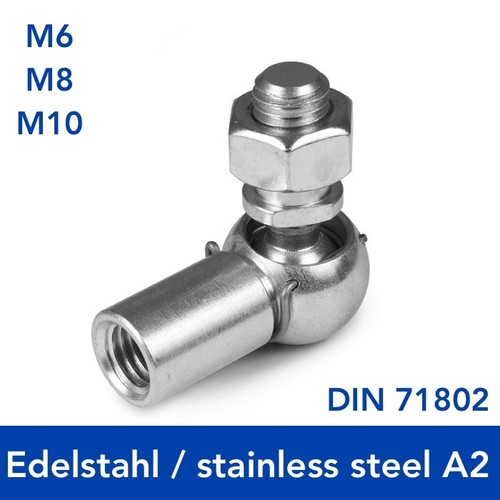 Edelstahl v2a winkelgelenk - edelstahl,