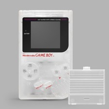 RetroSix Gehäuse Set USB-C & IPS Ready für Game Boy Classic Transparent Shell...