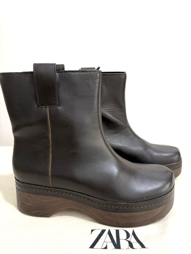 Zara braune plateau - zara,