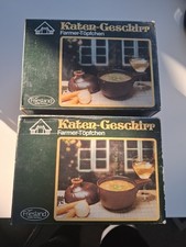 Melitta Friesland  Katen Geschirr  Farmer Töpfchen  Braun  Keramik  mit OVP TOP