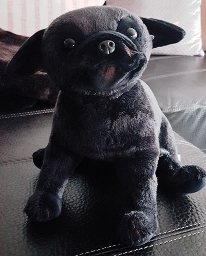 Steiff mops schwarz - mops,