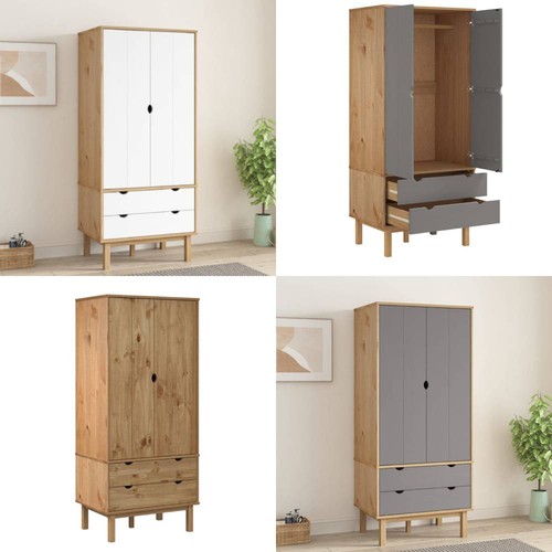 Vidaxl kleiderschrank otta - kleiderschrank,