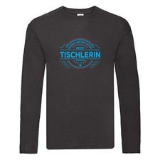 100 % Sicher:  Tischlerin | Tischlerei Long Sleeve Schwarz