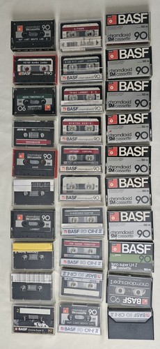 30x basf audio kassetten - basf,